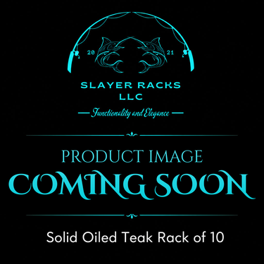 Product Image Coming Soon - Solid Oiled Teak Rack of 10